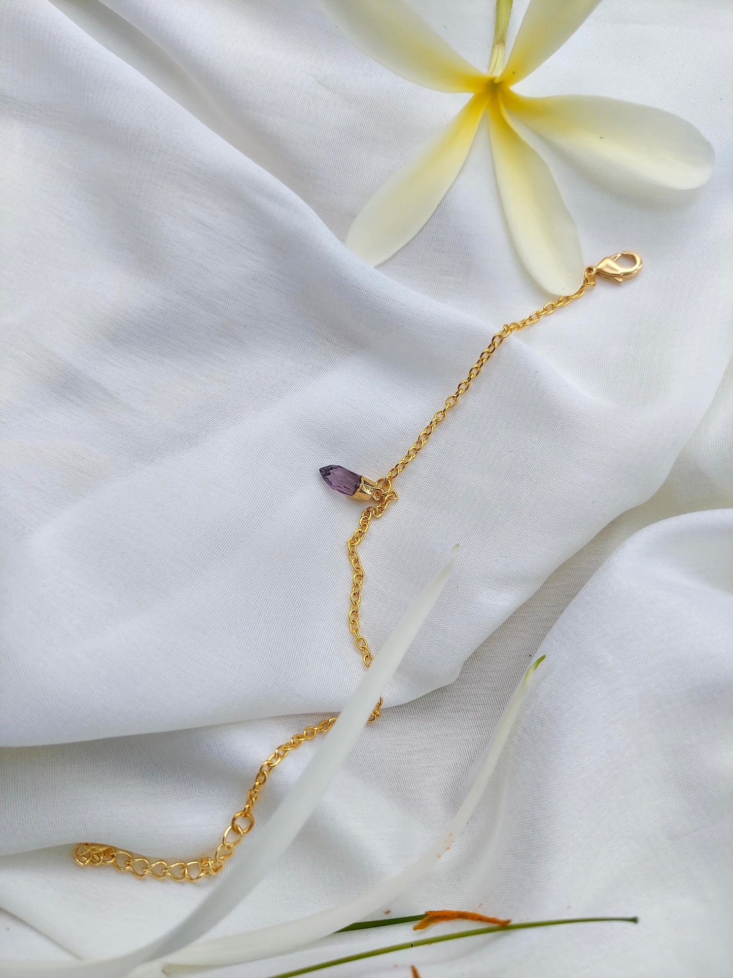 Amethyst Charm Bracelet