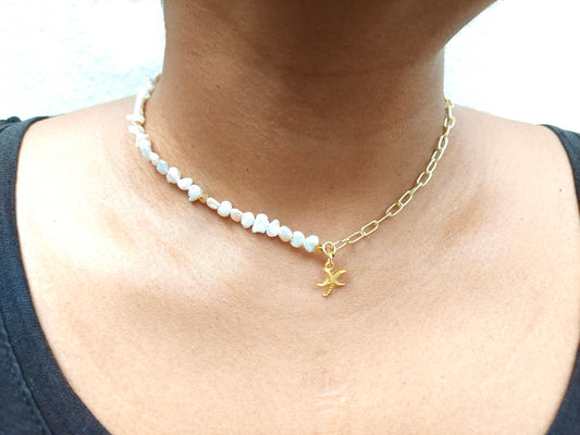 Wonder of pearls Neckpiece