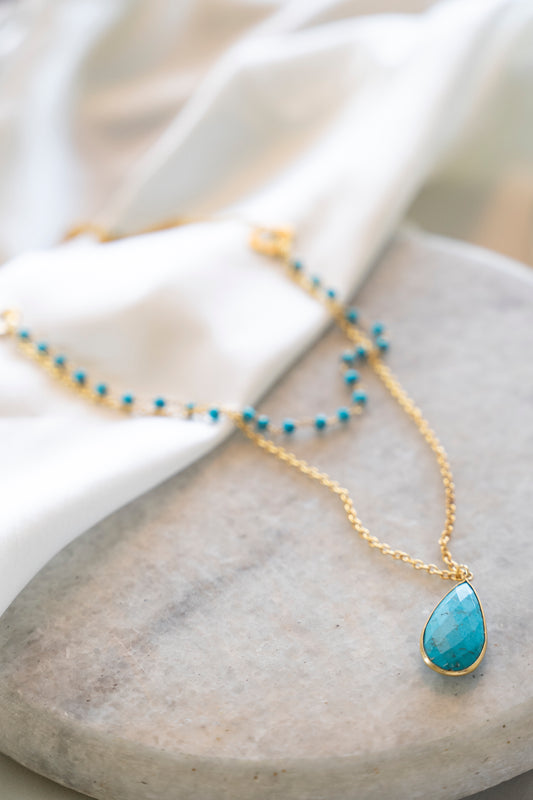Layered Turquoise Neckpiece