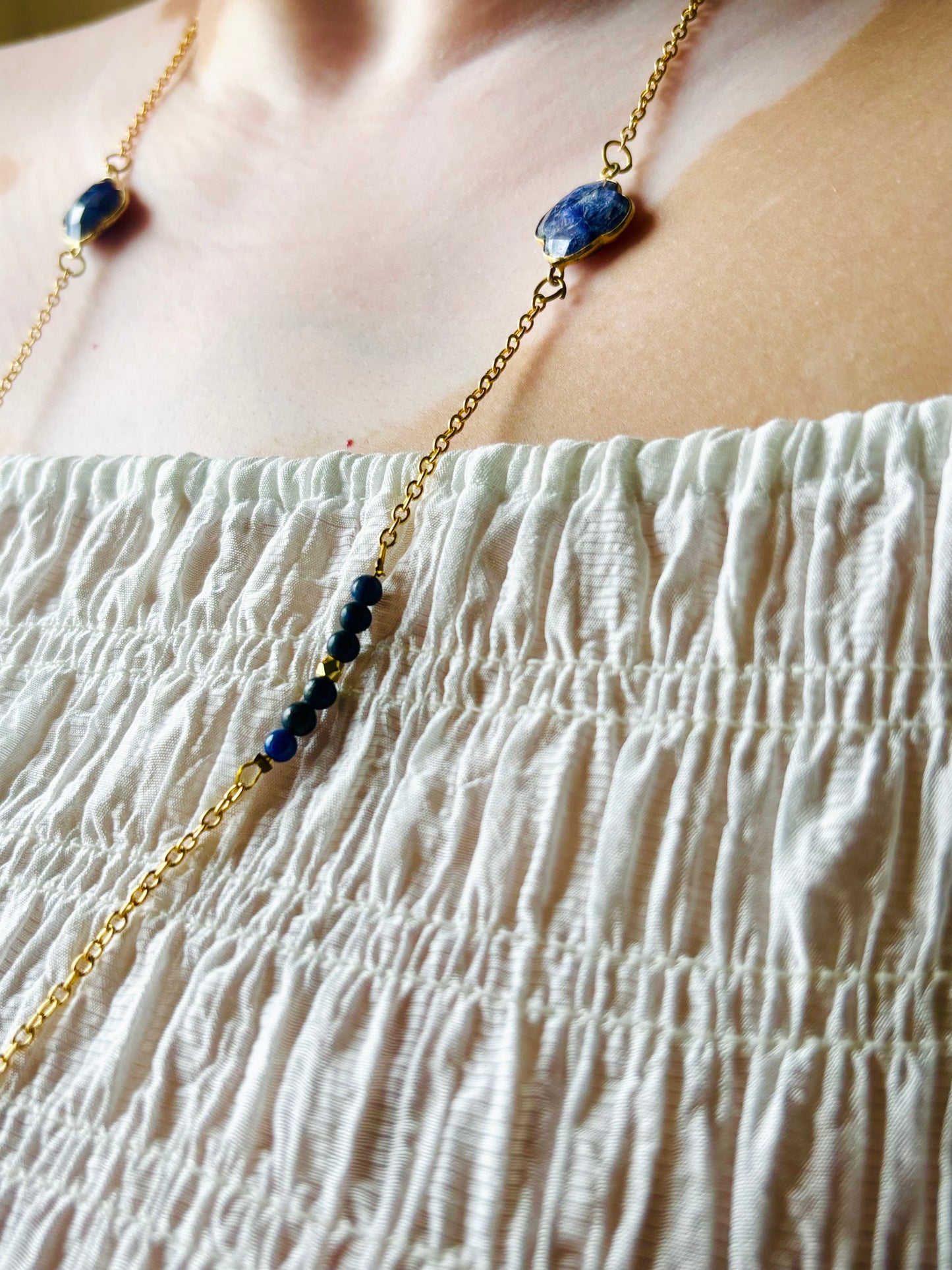 Lapis Lazuli Long Neckpiece
