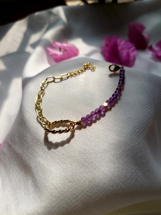 Charming you amethyst Bracelet
