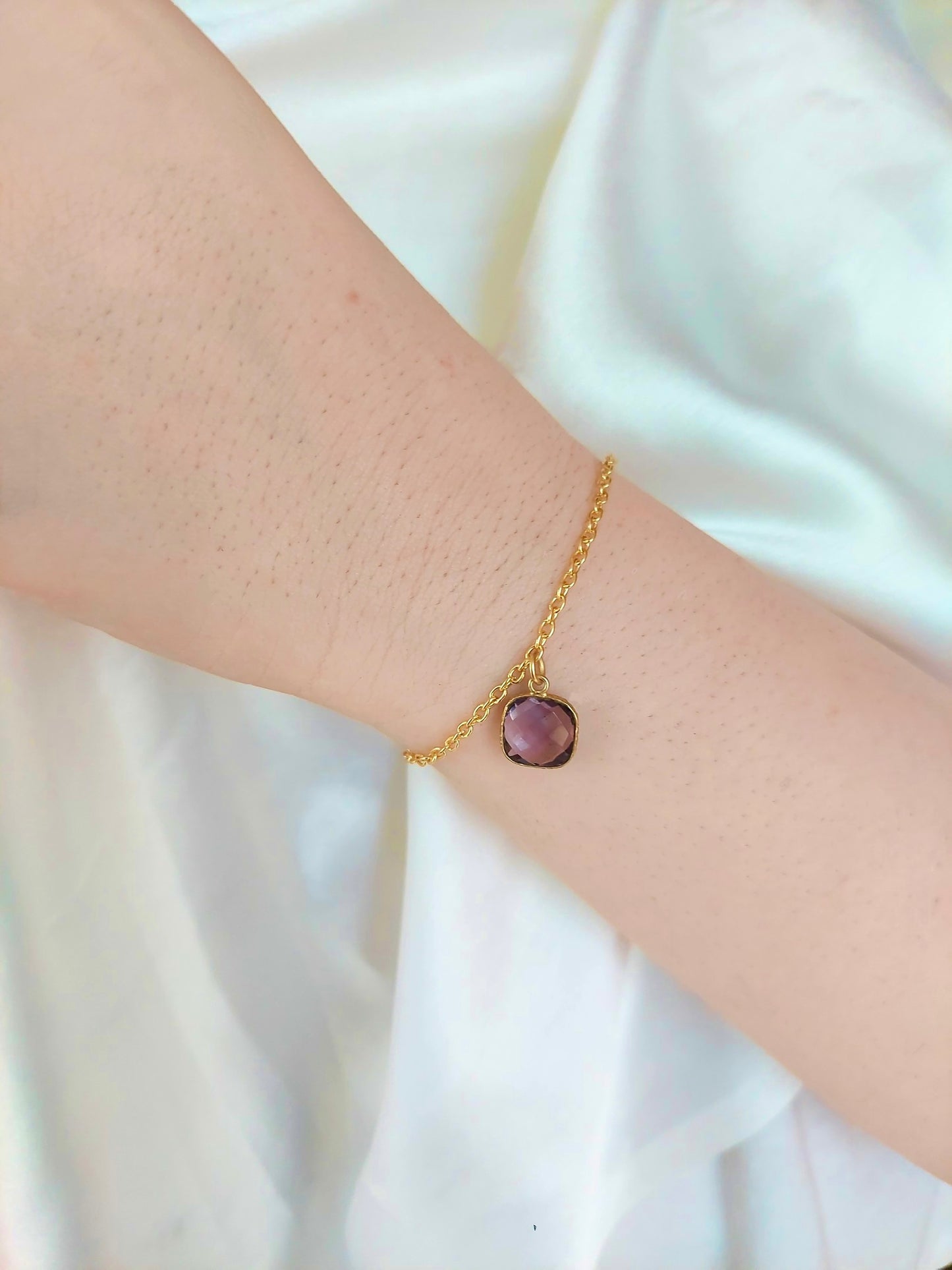 Queen of Squares Charm Bracelet