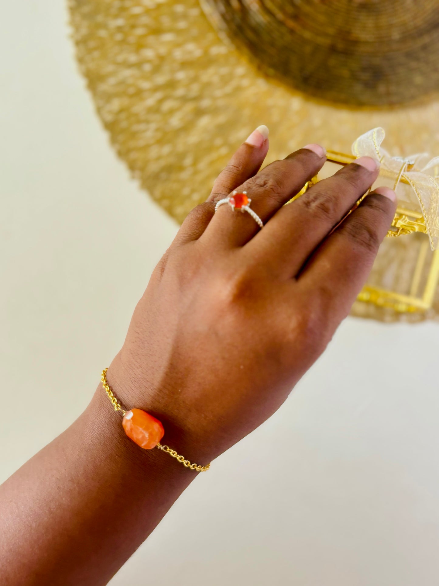 Carnelian Tumbled Bracelet